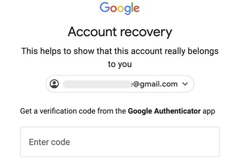 google authenticator recovery codes|How To Recover Old Google Authenticator